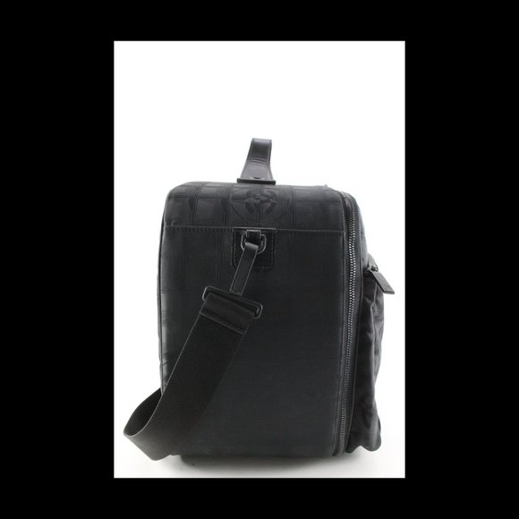 Chanel Black New Line Suitcase Messenger Carry-On 8CAS0419 - Picture 6 of 12